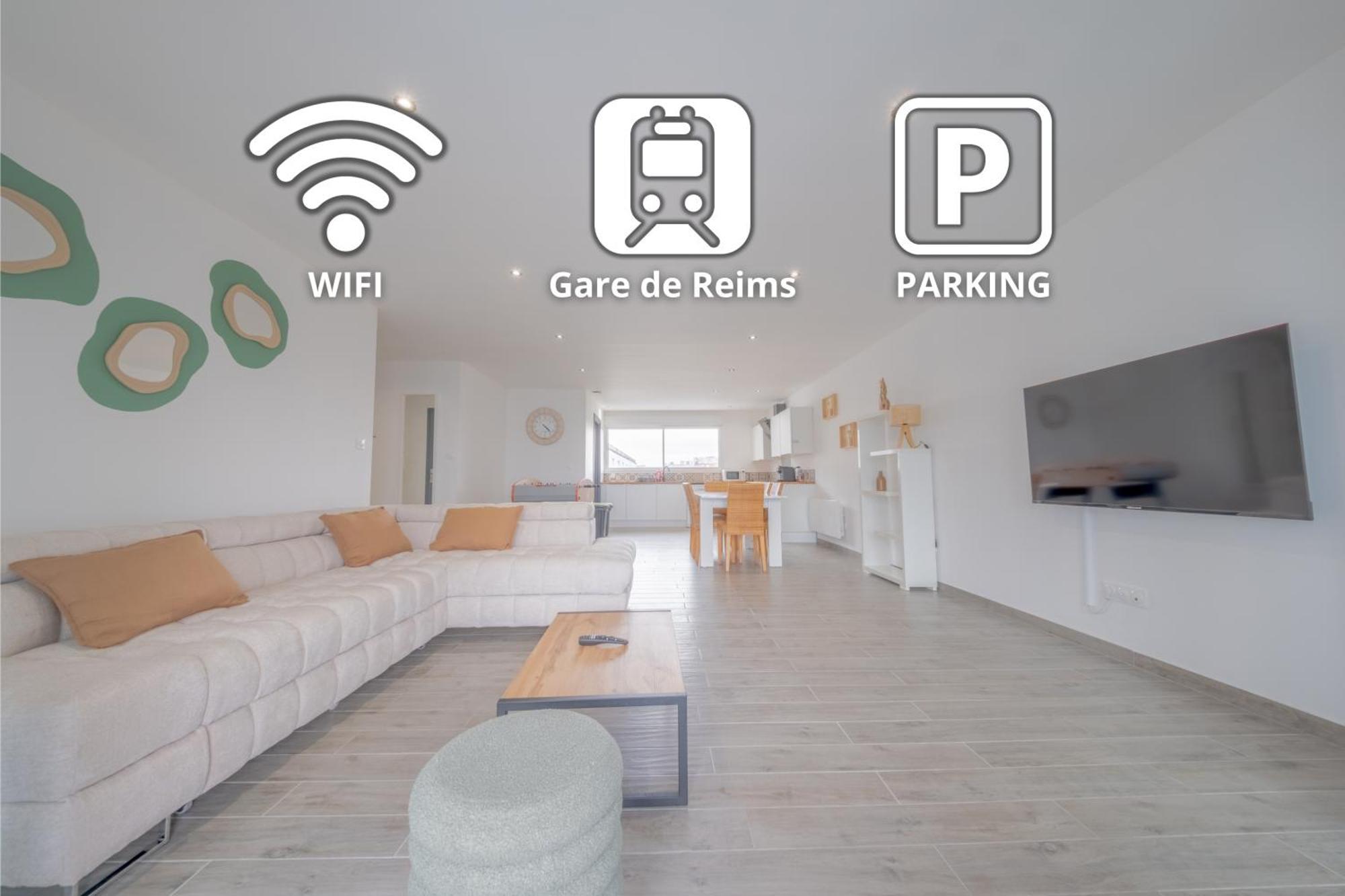 Le Trianon - Parking Prive Apartment Reims Exterior photo